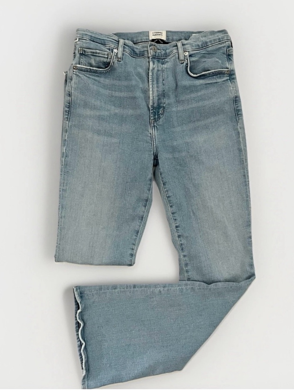 Citizens Of Humanity Aritzia Lilah Jeans High-rise Kick Flare Light
Wash Size 29